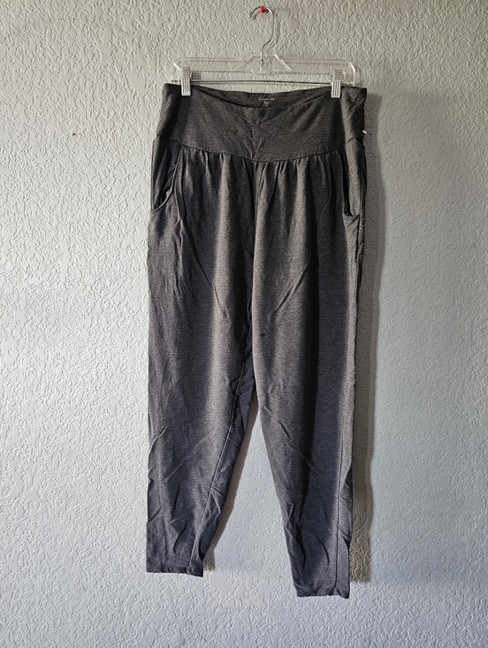 Garnet Hill Pants - Garnet Hill Heather Charcoal Lounge Pants